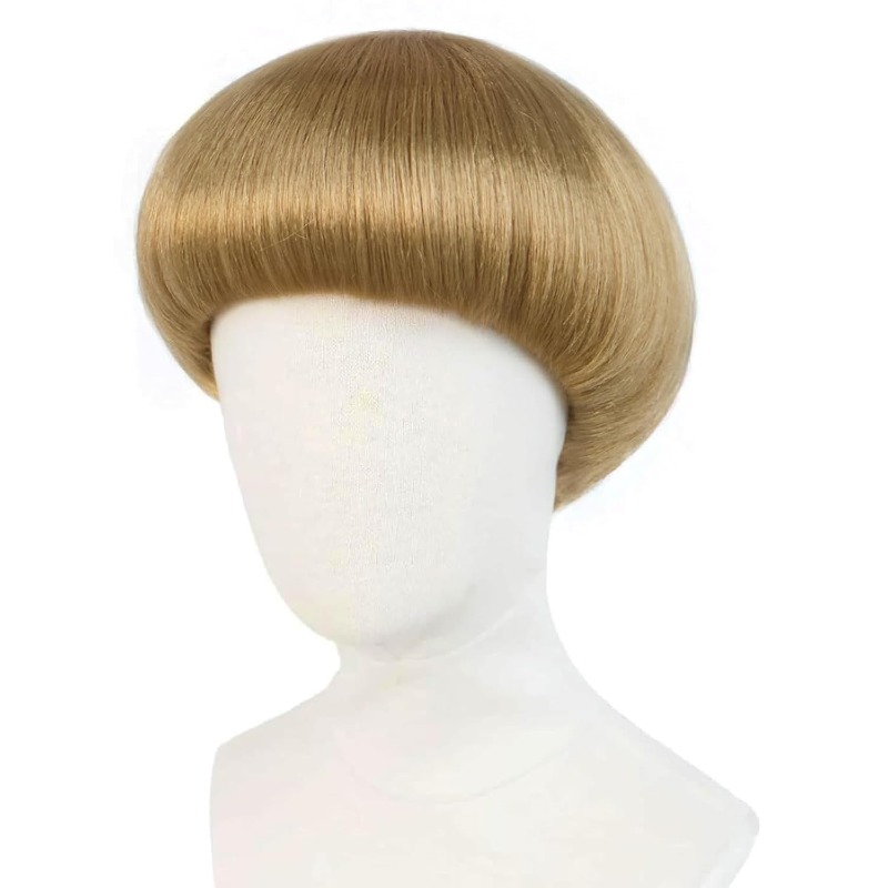 Women'S Accessories In The 60S - 짧은 금발 볼컷 가발, 금발 버섯