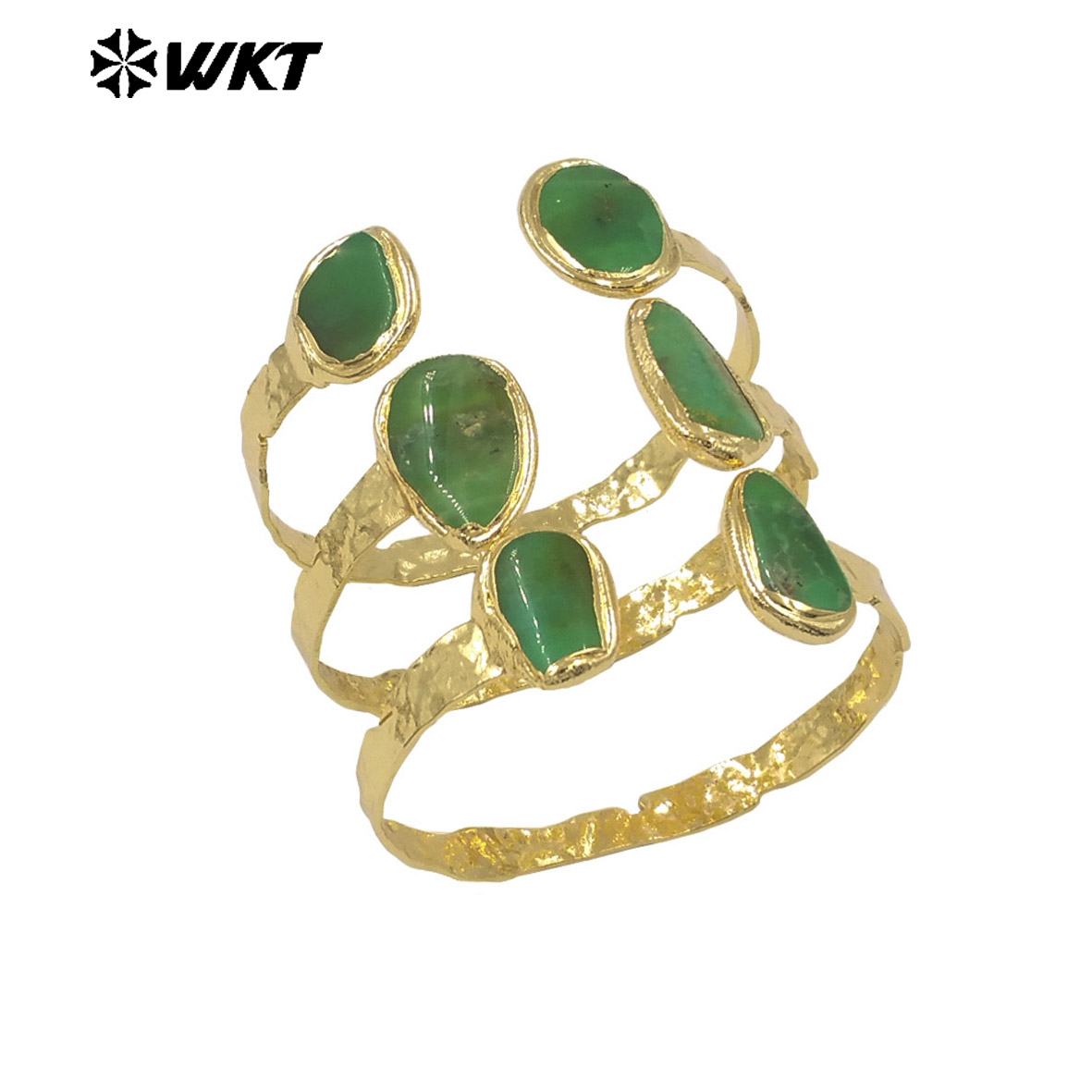 Women'S Accessories Australia - WT-B693 불규칙 모양 부드러운 스톤 커프