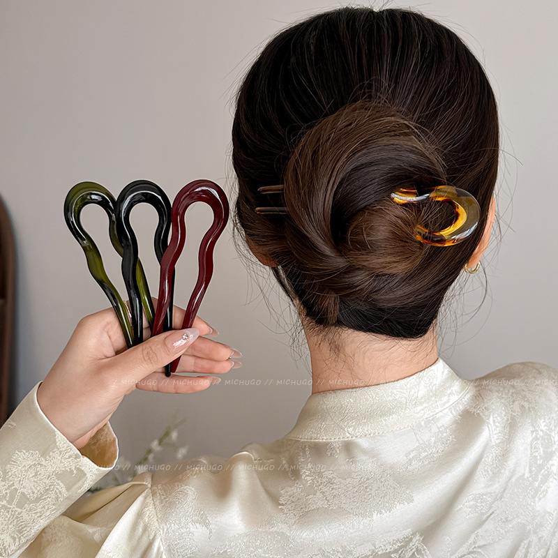Women'S Accessories H&M - 2026 U자형 헤어 포크 패션 거북이