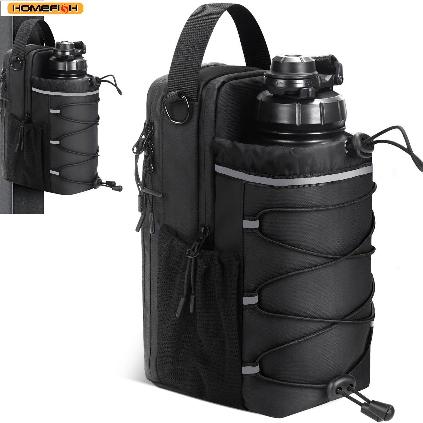 Women'S Exercise Accessories - 휴대용 자석 물병 크로스바디 슬링백 남녀