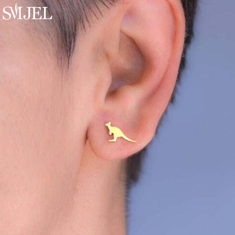 여성을위한 미니 호주 캥거루 스터드 귀걸이 귀여운 스테 - Women'S Accessories Australia 리뷰 및 가격