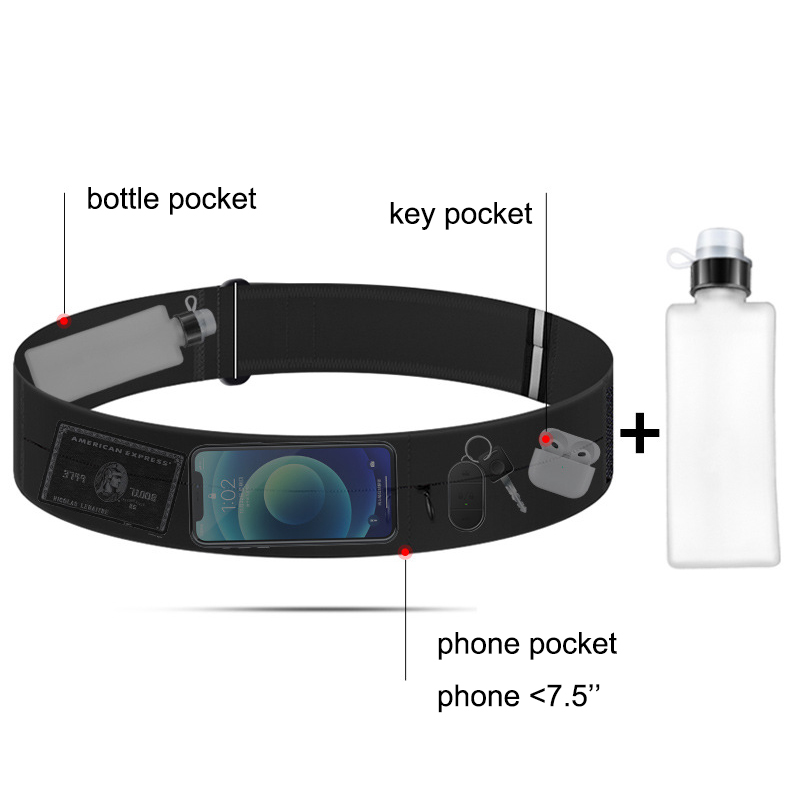 물병과 러닝 벨트 허리 가방 여성 스포츠 패니 팩 남성 - Women'S Exercise Accessories 리뷰 및 가격