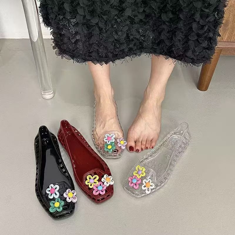 속이 빈 귀여운 도파민 슈즈 시크 핸드메이드 플라워 젤 - Women Accessories Trending 리뷰 및 가격