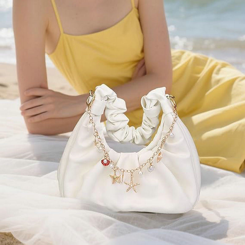 핸드백을위한 가방 매력 골든 키 체인 지갑 쉘 참 키  - Women'S Accessories Handbags 리뷰 및 가격