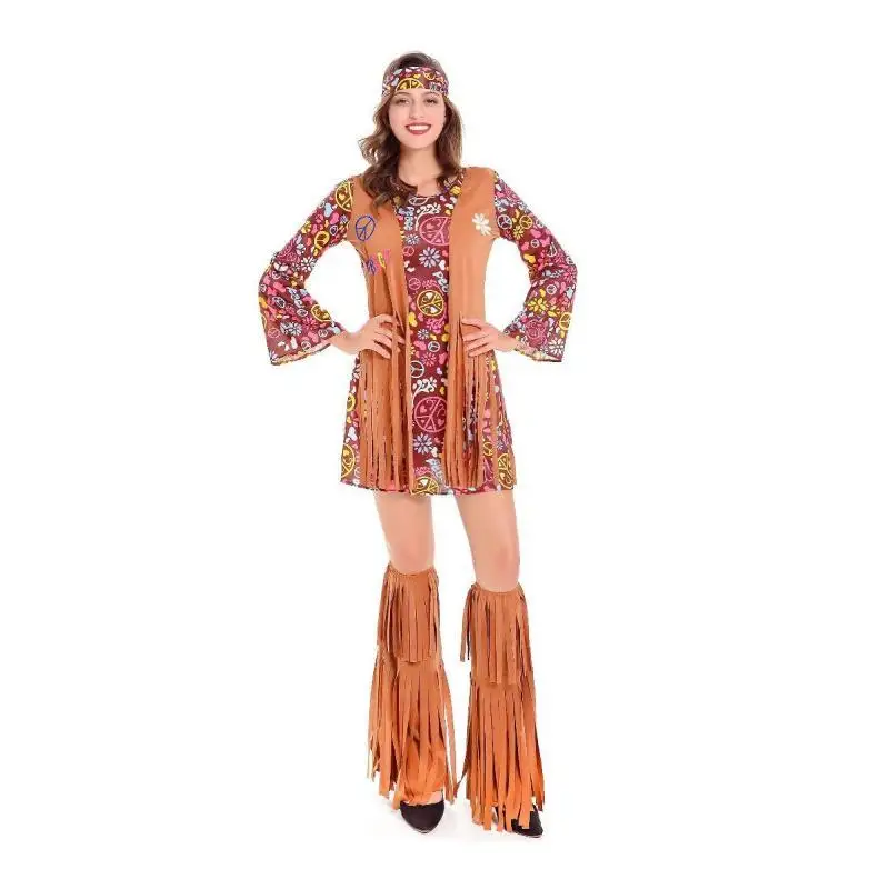 여성 60년대 70년대 빈티지 히피 디스코 의상 세트, - Women'S Accessories In The 60S 리뷰 및 가격