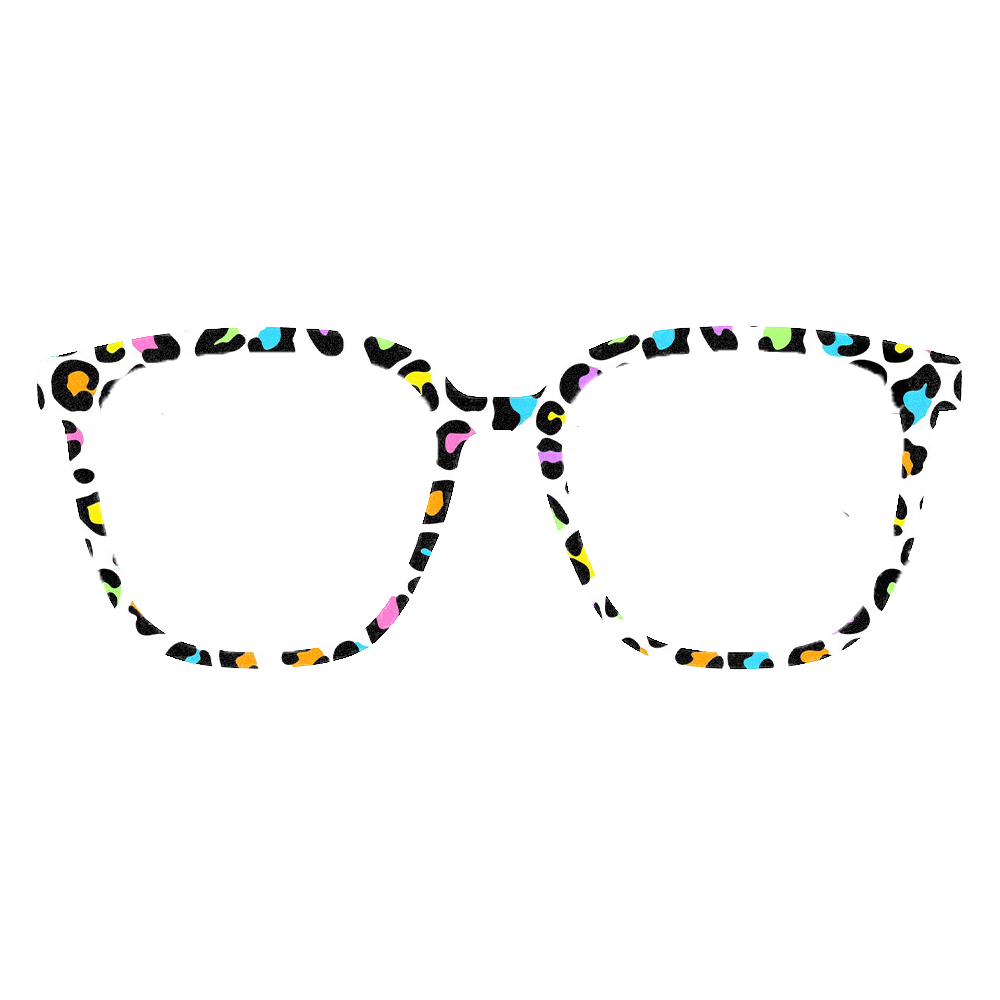 트렌디 한 무지개 표범 인쇄 사각형 안경 프레임 여성  - Women Accessories Trending 리뷰 및 가격