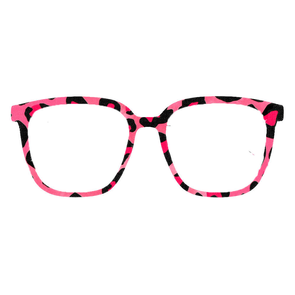트렌디 한 무지개 표범 인쇄 사각형 안경 프레임 여성  - Women Accessories Trending 리뷰 및 가격