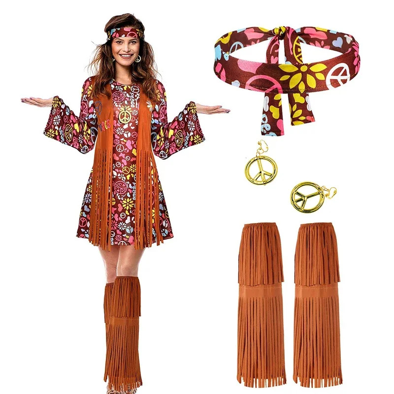2026 평화 사랑 여성 파티 60년대 70년대 무대  - Women'S Accessories In The 60S 리뷰 및 가격