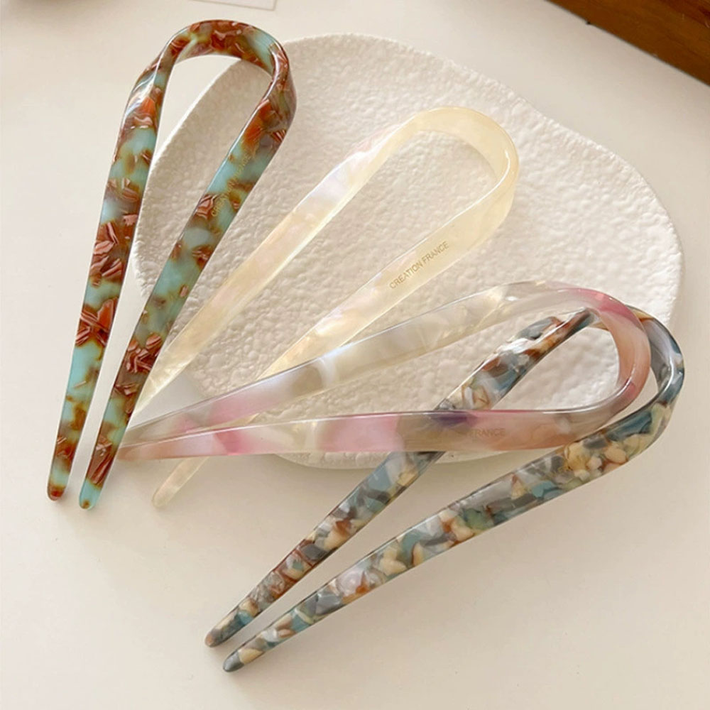 레트로 U자형 여성용 헤어클립, 우아한 분위기의 포니테 - Women'S Accessories H&M 리뷰 및 가격