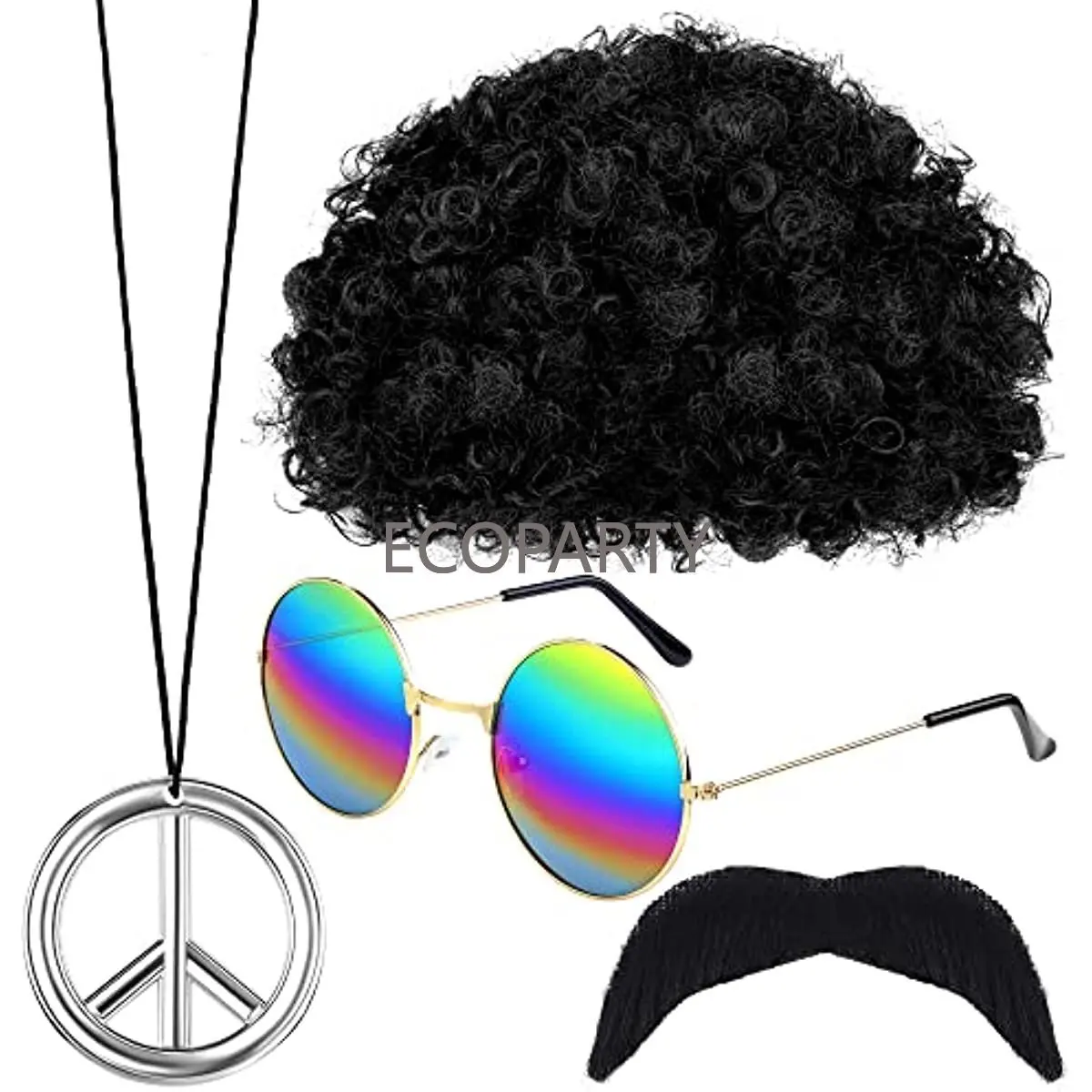 히피 의상 액세서리 70년대 드레스 의상 세트에는 펑키 - Women'S Accessories In The 60S 리뷰 및 가격