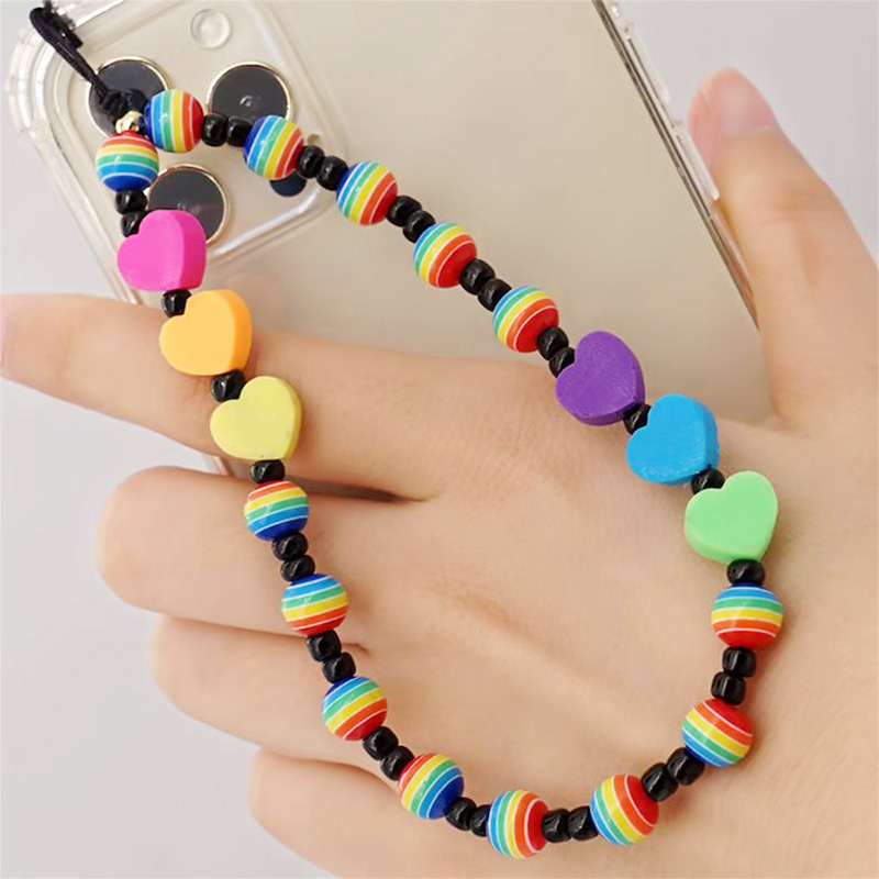 여성을위한 간단한 점토 과일 매력 전화 체인 쥬얼리 전 - Women Accessories Picture 리뷰 및 가격