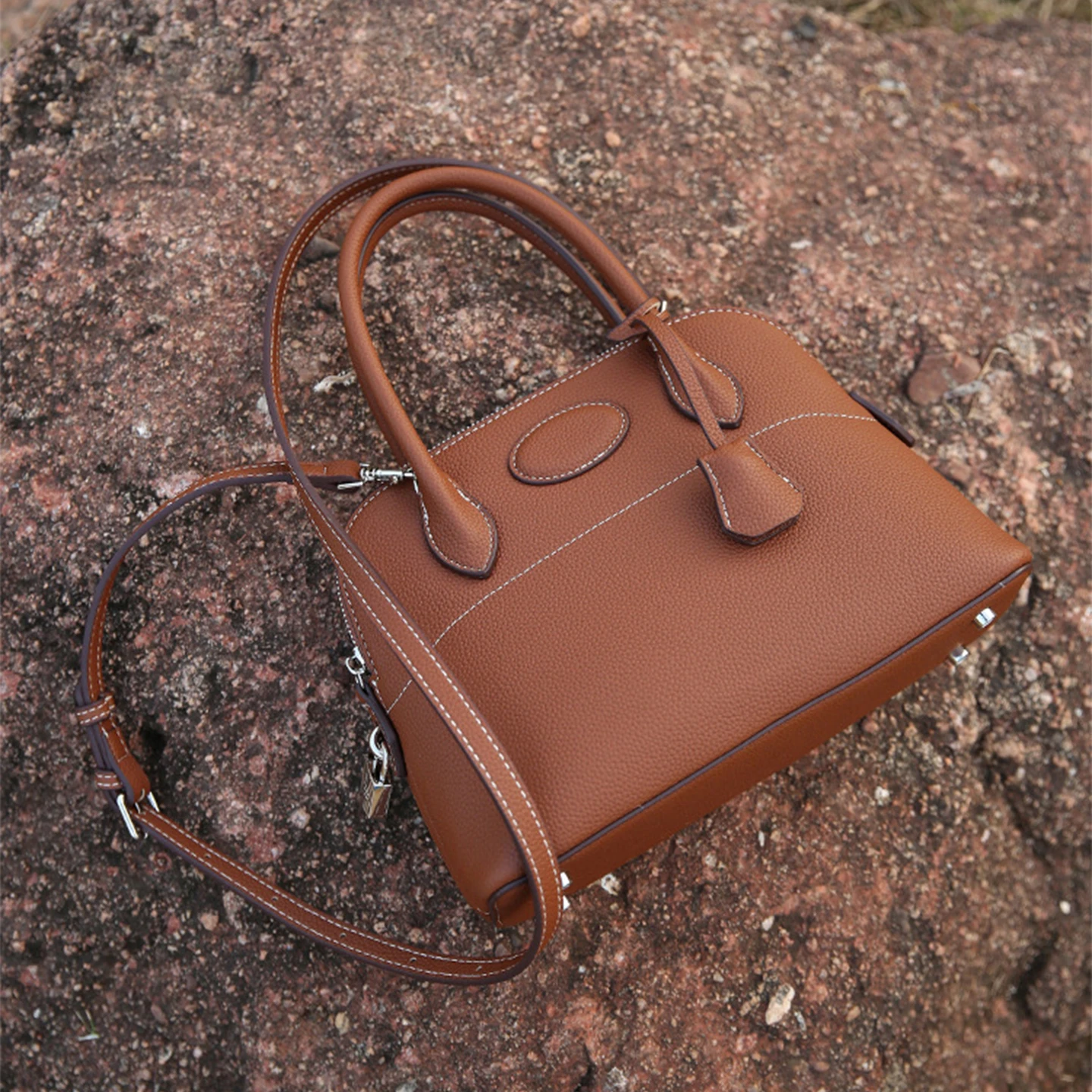 신상품 여성용 PU 조개 모양 핸드백 럭셔리 솔리드 컬 - Women'S Accessories Handbags 리뷰 및 가격