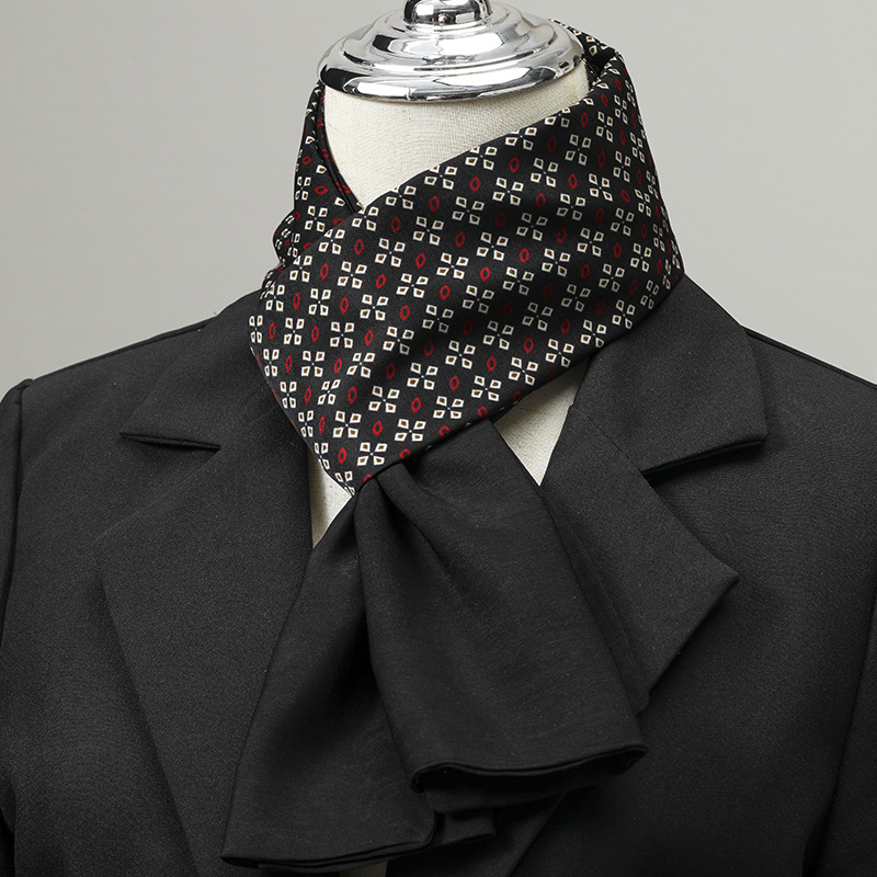 남성용 스카프 실크 느낌 넥 스카프 작은 정사각형 정장 - Silk Scarf Square 리뷰 및 가격