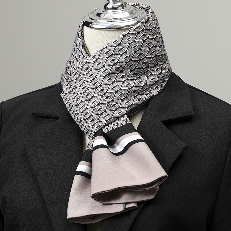 남성용 스카프 실크 느낌 넥 스카프 작은 정사각형 정장 - Silk Scarf Square 리뷰 및 가격