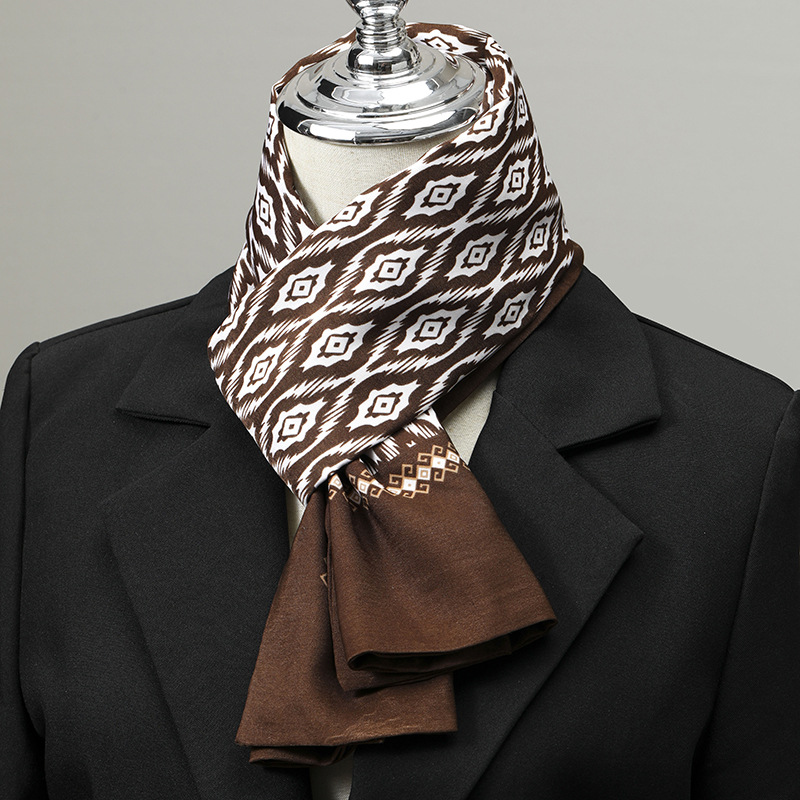 남성용 스카프 실크 느낌 넥 스카프 작은 정사각형 정장 - Silk Scarf Square 리뷰 및 가격