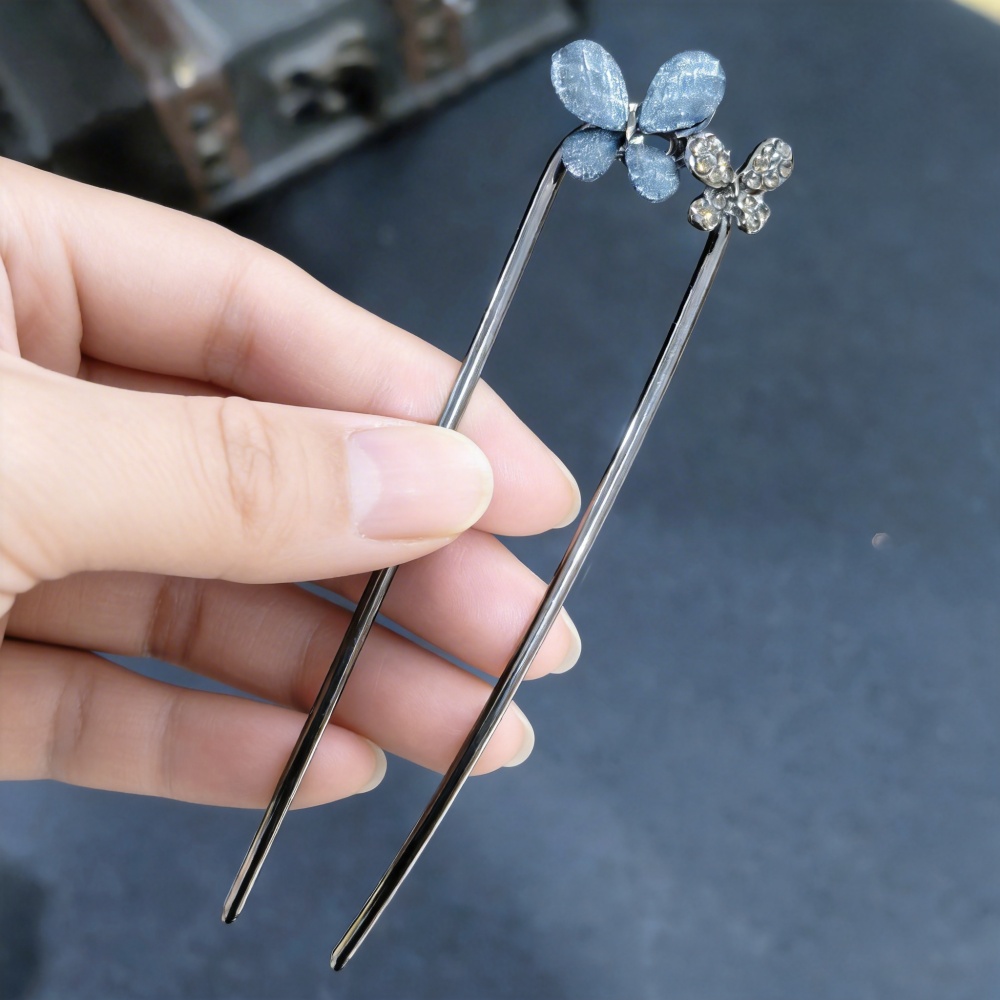 여성용 빈티지 꽃무늬 나비 머리핀, 금속 U자형 헤어핀 - Women'S Accessories H&M 리뷰 및 가격