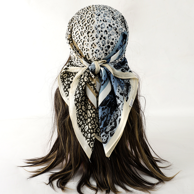 여성을위한 럭셔리 실크 목도리 뚱뚱한 고양이 스퀘어 스 - Silk Scarf Square 리뷰 및 가격