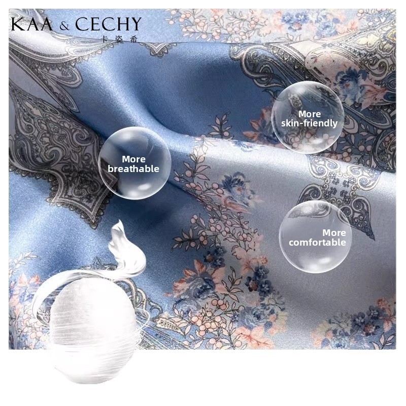 바로크 꽃무늬 100% 멀베리 실크 스퀘어 스카프 50 - Silk Scarf Square 리뷰 및 가격