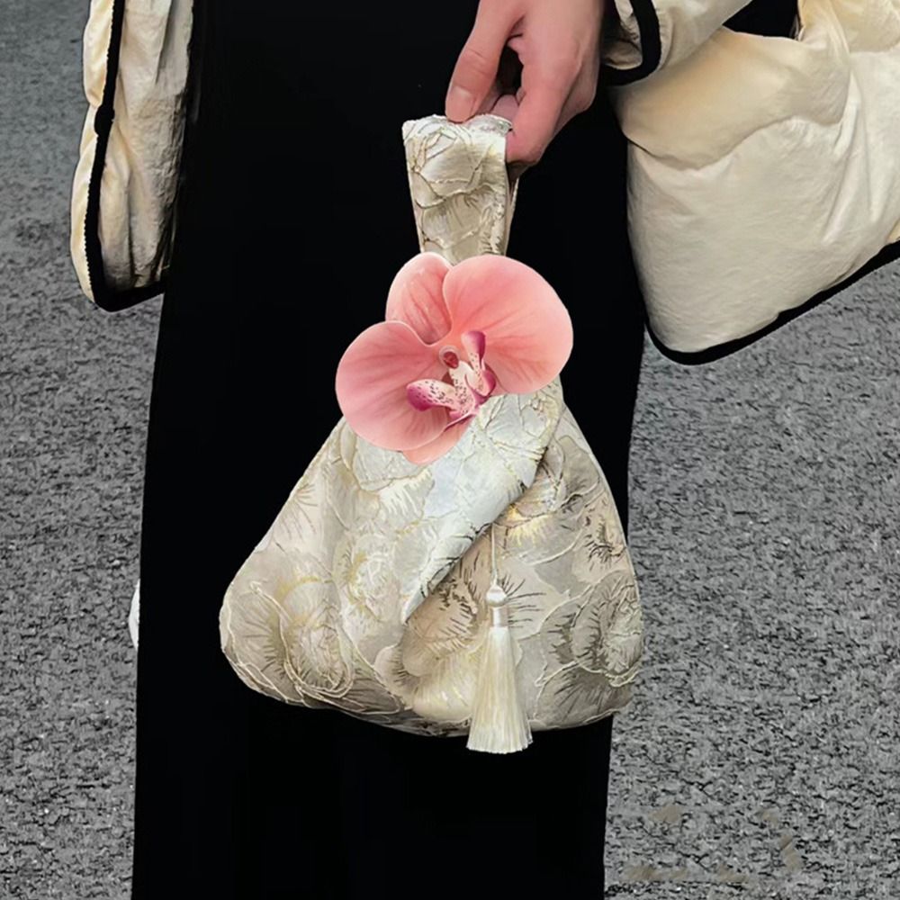 중국 스타일 매듭 손목 가방, 술 꽃 펜던트, 치파오  - Women'S Accessories Handbags 리뷰 및 가격