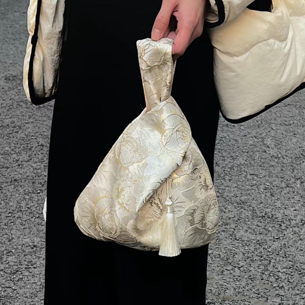 중국 스타일 매듭 손목 가방, 술 꽃 펜던트, 치파오  - Women'S Accessories Handbags 리뷰 및 가격