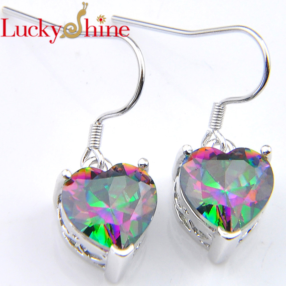 LuckyShine 하트 모양의 신비한 무지개 지르콘  - Women'S Accessories Australia 리뷰 및 가격